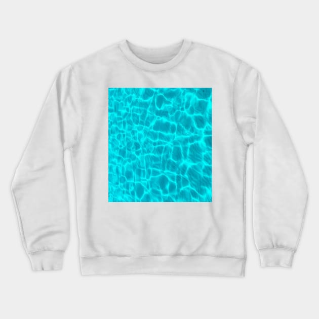 Tropical Blue Ocean Crewneck Sweatshirt by NewburyBoutique